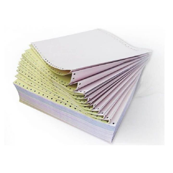 کاغذ کاربن لس وسط پرفراژ 100ستونی چهار نسخه دیبا